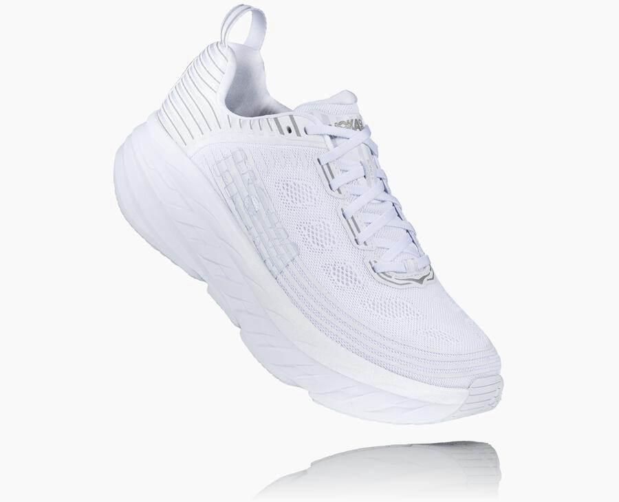 Hoka One One Hardloopschoenen Heren - Bondi 6 - Wit - HV7601539